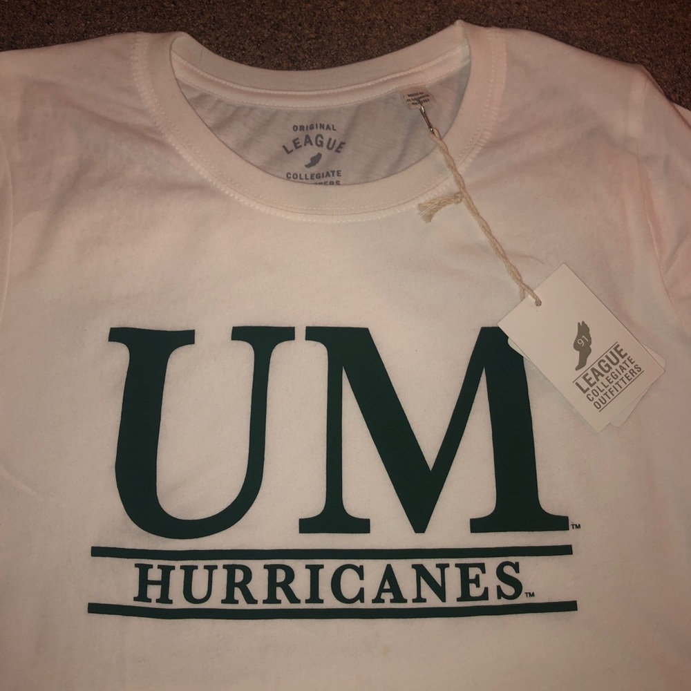 NWT University of Miami Hurricanes T-shirt